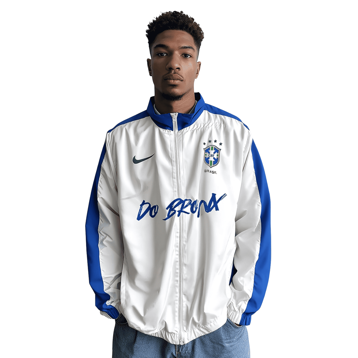 Charles Oliveira x Brasil Windbreaker Blue