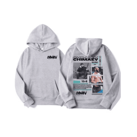 Khamzat Chimaev Hoodie Grey